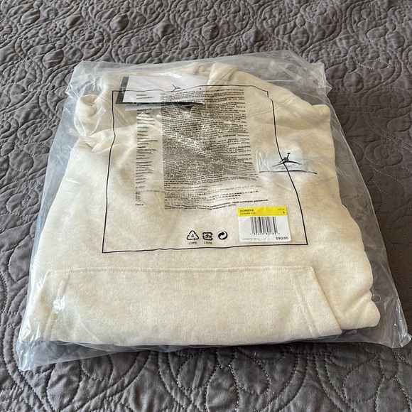 Nwt Air Jordan Cropped Hoodie Slight Oversized Fit Size Small - Picture 5 of 16